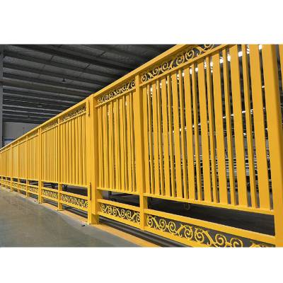 Zinc Steel Rooftop Railing, Villa Courtyard Fence, Aluminium Boundary Wall Railing, Outdoor Garden Iron Fence