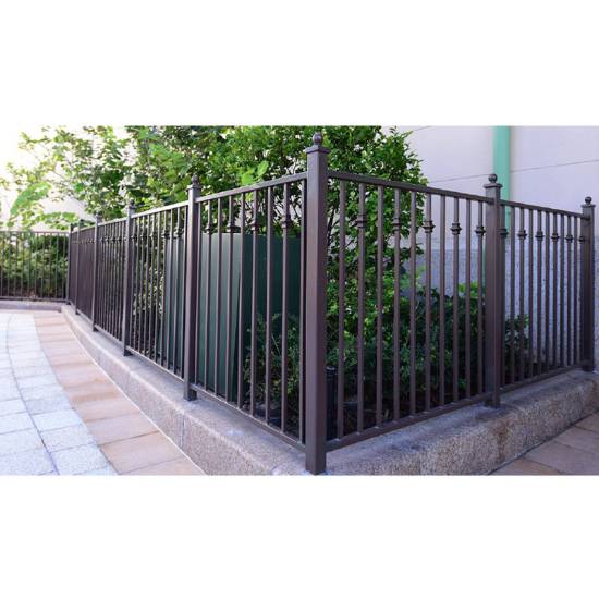 Picture of Zinc Steel Rooftop Railing, Villa Courtyard Fence, Aluminium Boundary Wall Railing, Outdoor Garden Iron Fence