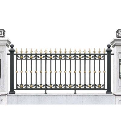 Dunzhi Aluminium Alloy Fence for Villa Courtyard, Boundary Wall Railing, Outdoor Garden Fencing