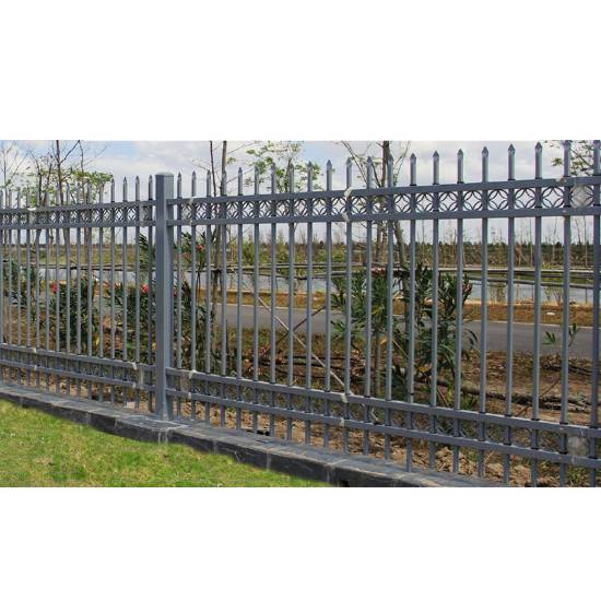 Picture of Zinc Steel Rooftop Railing, Villa Courtyard Fence, Aluminium Boundary Wall Railing, Outdoor Garden Iron Fence