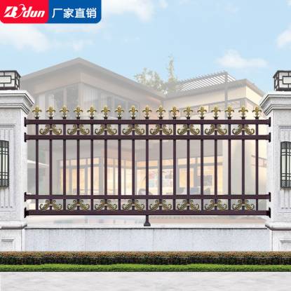 Picture of Aluminium Alloy Boundary Wall Fence, Premium Outdoor Villa Garden Aluminium Fencing, European Style