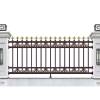 Picture of Aluminium Alloy Boundary Wall Fence, Premium Outdoor Villa Garden Aluminium Fencing, European Style