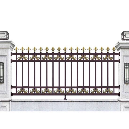 Picture of Aluminium Alloy Boundary Wall Fence, Premium Outdoor Villa Garden Aluminium Fencing, European Style