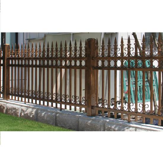 Picture of Dunzhi Zinc Steel Fence for Villa Courtyard, Aluminium Boundary Wall Railing, Minimalist Outdoor Garden Fence