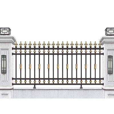 Aluminium Alloy Fence for Villa Courtyard, Estate Boundary Wall Railing, Garden Iron Style Guard Rail