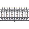 Picture of Aluminium Alloy Estate Boundary Wall Fence, Outdoor Simple European Style Villa Courtyard Railing