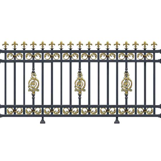 Picture of Aluminium and Zinc Steel Villa Boundary Fence, Courtyard Fencing, Outdoor Aluminium Alloy Balcony Railing