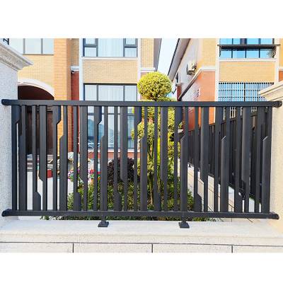 Aluminium Alloy Rooftop Railing, Wrought Iron, Zinc Steel and Stainless Steel Stair Handrail, Villa Outdoor Fence