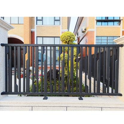 Picture of Aluminium Alloy Rooftop Railing, Wrought Iron, Zinc Steel and Stainless Steel Stair Handrail, Villa Outdoor Fence