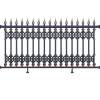 Picture of Aluminium Alloy Fence for Villa Courtyard, Estate Boundary Wall Railing, Garden Iron Style Guard Rail