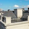 Picture of Zinc Steel Rooftop Railing, Villa Courtyard Fence, Aluminium Boundary Wall Railing, Outdoor Garden Iron Fence