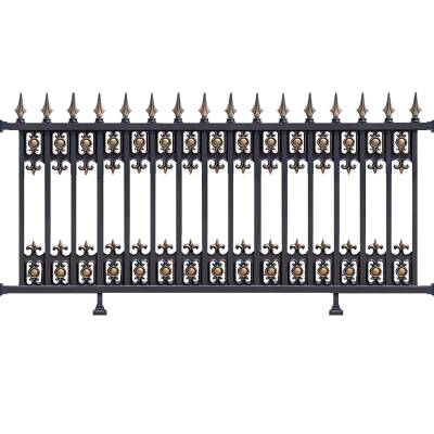 Aluminium Boundary Wall Fence, Aluminium Alloy Estate Courtyard Guard Rail, Rural Yard Villa Fencing