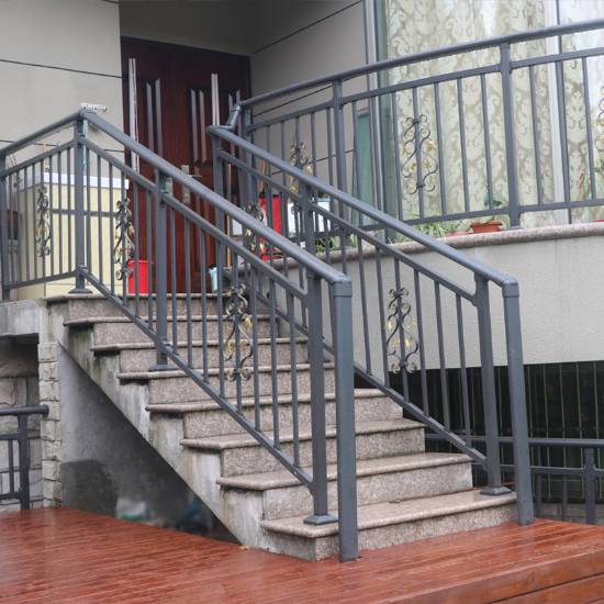 Picture of Zinc Steel Rooftop Railing, Villa Courtyard Fence, Aluminium Boundary Wall Railing, Outdoor Garden Iron Fence