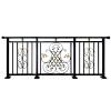 Picture of Zinc Steel Rooftop Railing, Villa Courtyard Fence, Aluminium Boundary Wall Railing, Outdoor Garden Iron Fence