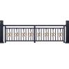 Picture of Chinese Style Minimalist Aluminium Alloy Balcony Railing, Premium Villa Outdoor Courtyard Aluminium Fence