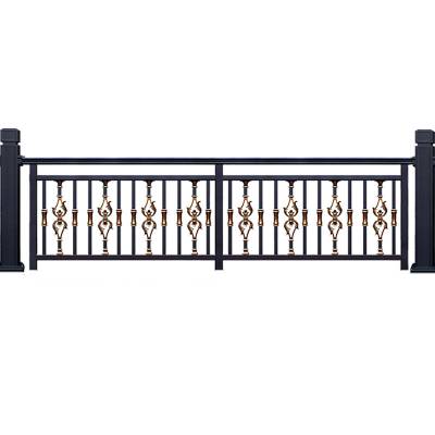Chinese Style Minimalist Aluminium Alloy Balcony Railing, Premium Villa Outdoor Courtyard Aluminium Fence