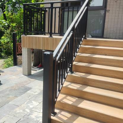 Picture of Customisable Aluminium Alloy Stair Handrail, Balcony Balustrade for Loft, Villa Indoor Corridor Fence