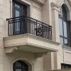 Picture of Zinc Steel Wrought Iron Style Balcony Railing, Indoor and Outdoor Loft Balustrade, Minimalist Rust-Proof Home Fence