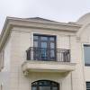 Picture of Zinc Steel Wrought Iron Style Balcony Railing, Indoor and Outdoor Loft Balustrade, Minimalist Rust-Proof Home Fence