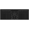 Picture of Zinc Steel Wrought Iron Style Balcony Railing, Indoor and Outdoor Loft Balustrade, Minimalist Rust-Proof Home Fence