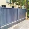 Picture of Villa Courtyard Garden Fence, Minimalist Galvanised Steel and Aluminium Fencing