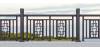 Picture of Chinese Style Outdoor Aluminium Alloy Balcony Railing, Villa Estate Garden Aluminium Barrier Fence