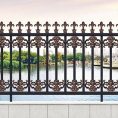 Aluminium Boundary Wall Fence, Aluminium Alloy Balcony Railing, Stainless Steel Fencing, Chinese Style Villa Courtyard