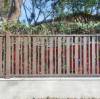 Picture of Minimalist Aluminium Garden Fence, European Style Villa Courtyard Railing and Boundary Barrier