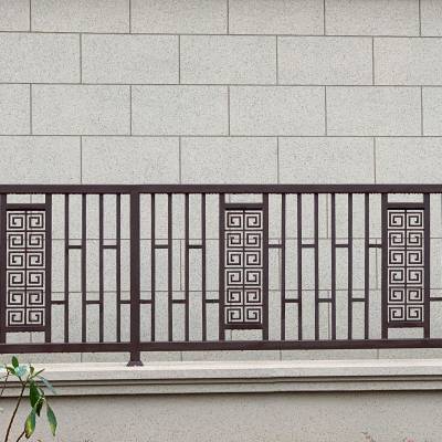 Zinc Steel Balcony Balustrade, Rust-Proof Wrought Iron Style Outdoor Fence, Modern