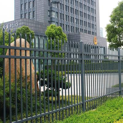 Zinc Steel Factory Fence, Aluminium Alloy Boundary Wall, Villa Courtyard Wrought Iron Style Outdoor Railing