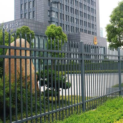 Picture of Zinc Steel Factory Fence, Aluminium Alloy Boundary Wall, Villa Courtyard Wrought Iron Style Outdoor Railing
