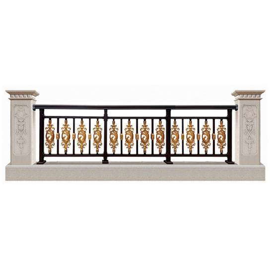 Picture of Premium Aluminium Balcony Railing, Fluorocarbon Paint Villa Fence, Outdoor Terrace Handrail