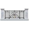 Picture of Outdoor Aluminium and Zinc Steel Security Fence, Wrought Iron Style Villa Garden Fencing