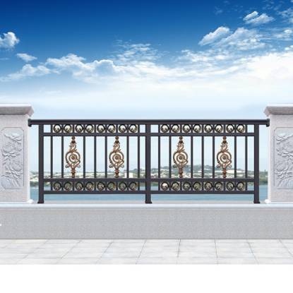 Picture of Simple European Style Aluminium Alloy Terrace Fence, Premium Villa Outdoor Balcony and Courtyard Fence