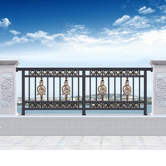 Picture of Simple European Style Aluminium Alloy Terrace Fence, Premium Villa Outdoor Balcony and Courtyard Fence