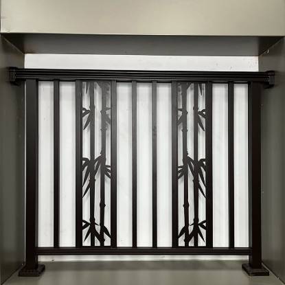 Picture of Aluminium Alloy Balcony Fence and Handrail, Villa Railing, Rust-Proof Outdoor Aluminium Fencing