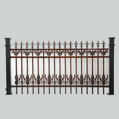 Aluminium Boundary Wall Fence, Aluminium Alloy Estate Courtyard Guard Rail, Rural Yard Villa Fencing