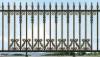 Picture of Aluminium Boundary Wall Fence, Aluminium Alloy Estate Courtyard Guard Rail, Rural Yard Villa Fencing