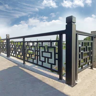 New Chinese Style Aluminium Balcony Balustrade and Fence, Antique Villa Garden Railing