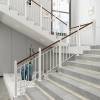 Picture of Timber-Look Fence and Stair Handrail, Balcony Balustrade in Wrought Iron, Zinc Steel or Aluminium