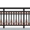 Picture of Aluminium Alloy Villa Balcony Railing and Courtyard Fence, Indoor Wrought Iron Style and Outdoor Railing
