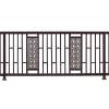 Picture of Zinc Steel Balcony Balustrade, Rust-Proof Wrought Iron Style Outdoor Fence, Modern
