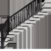 Picture of Aluminium Alloy Stair Handrail, Balcony Balustrade for Loft and Bay Window, Villa Indoor Corridor Fence