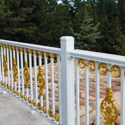 Picture of Indoor Safety Balustrade for Villas, Aluminium Alloy Stair and Balcony Railing, Outdoor Stair Handrail