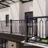 Picture of Solid Timber Stair Handrail, Balcony Balustrade in Wrought Iron, Zinc Steel or Stainless Steel, Outdoor Villa Fencing