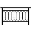 Picture of Solid Timber Stair Handrail, Balcony Balustrade in Wrought Iron, Zinc Steel or Stainless Steel, Outdoor Villa Fencing