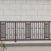 Picture of Zinc Steel Balcony Railing, Rust-Proof Wrought Iron Style Outdoor Fence for Villa Courtyard, Anti-Climb Steel