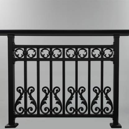 Picture of Aluminium Alloy Villa Balcony Railing and Courtyard Fence, Indoor Wrought Iron Style Railing, Anti-Climb