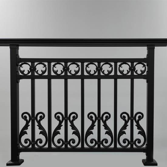 Picture of Aluminium Alloy Villa Balcony Railing and Courtyard Fence, Indoor Wrought Iron Style Railing, Anti-Climb