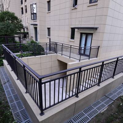 Aluminium Alloy Balcony Railing, Wrought Iron, Zinc Steel and Stainless Steel Stair Handrail, Impact-Resistant